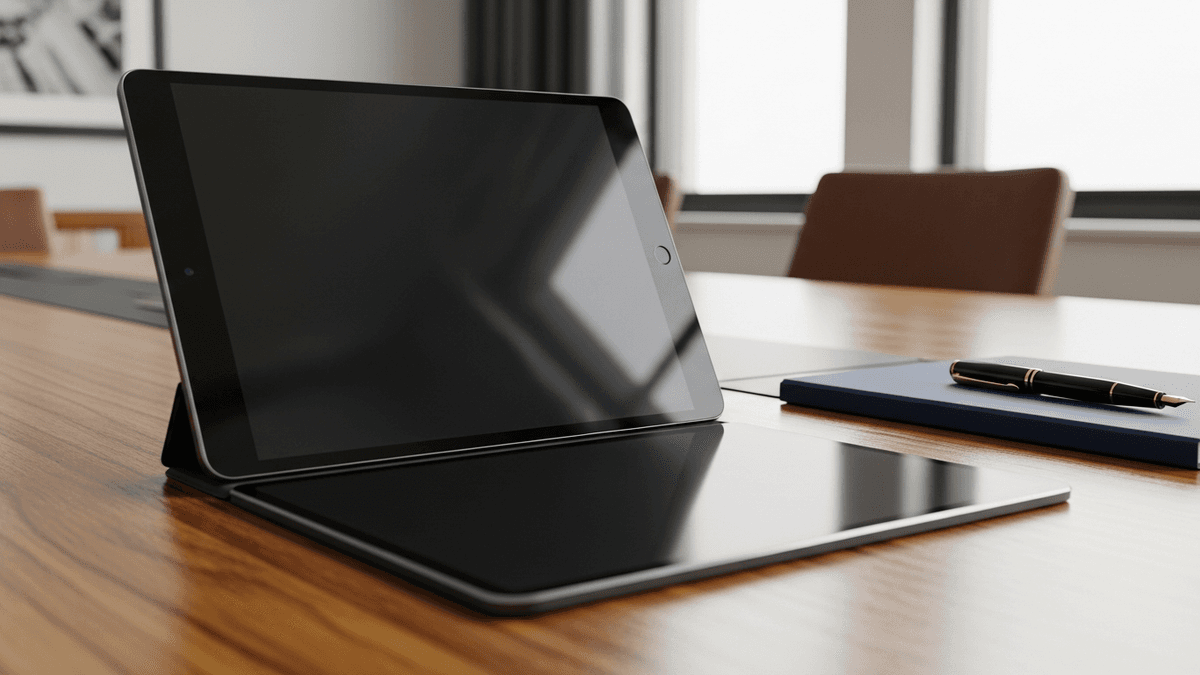 FAQ section on tablet covering ADA compliance questions for U.S. law firms