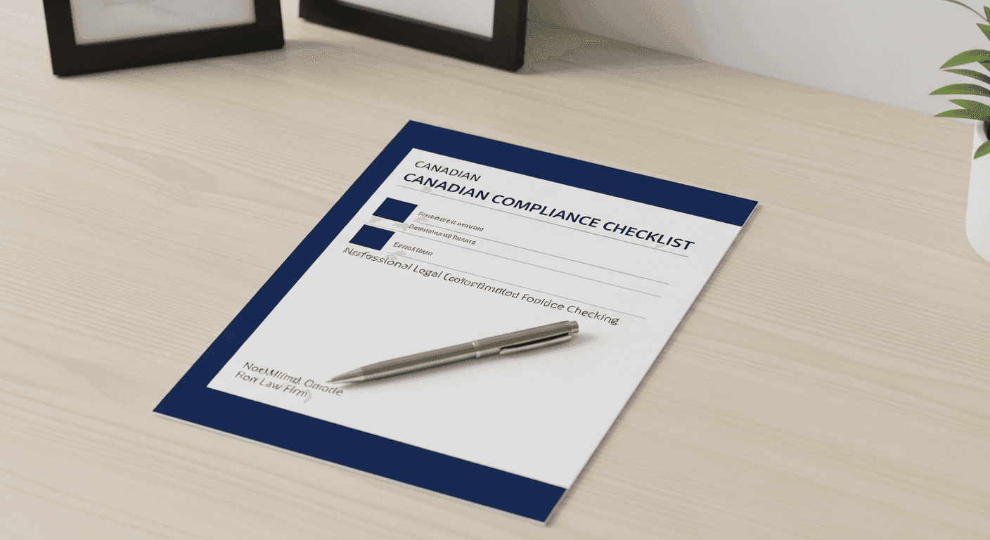 Law society marketing compliance checklist for Canadian criminal defence firms