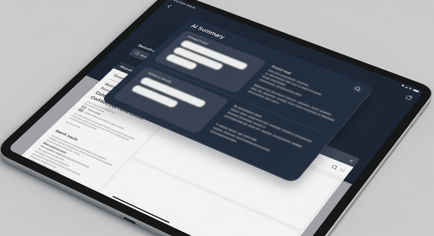 AI search summary citing a family law firm FAQ page