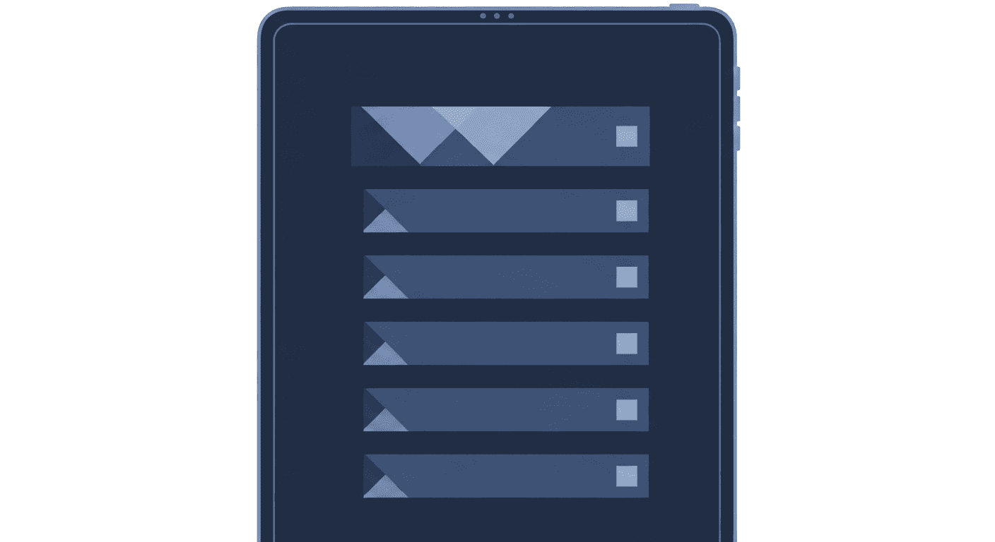FAQ section on a Canadian law firm website tablet display