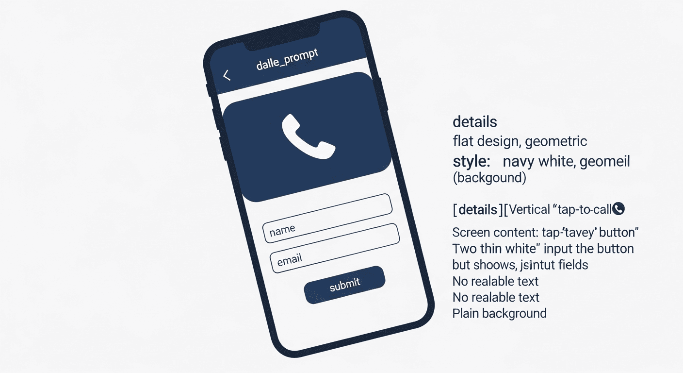 Mobile law firm website with tap-to-call and short intake form