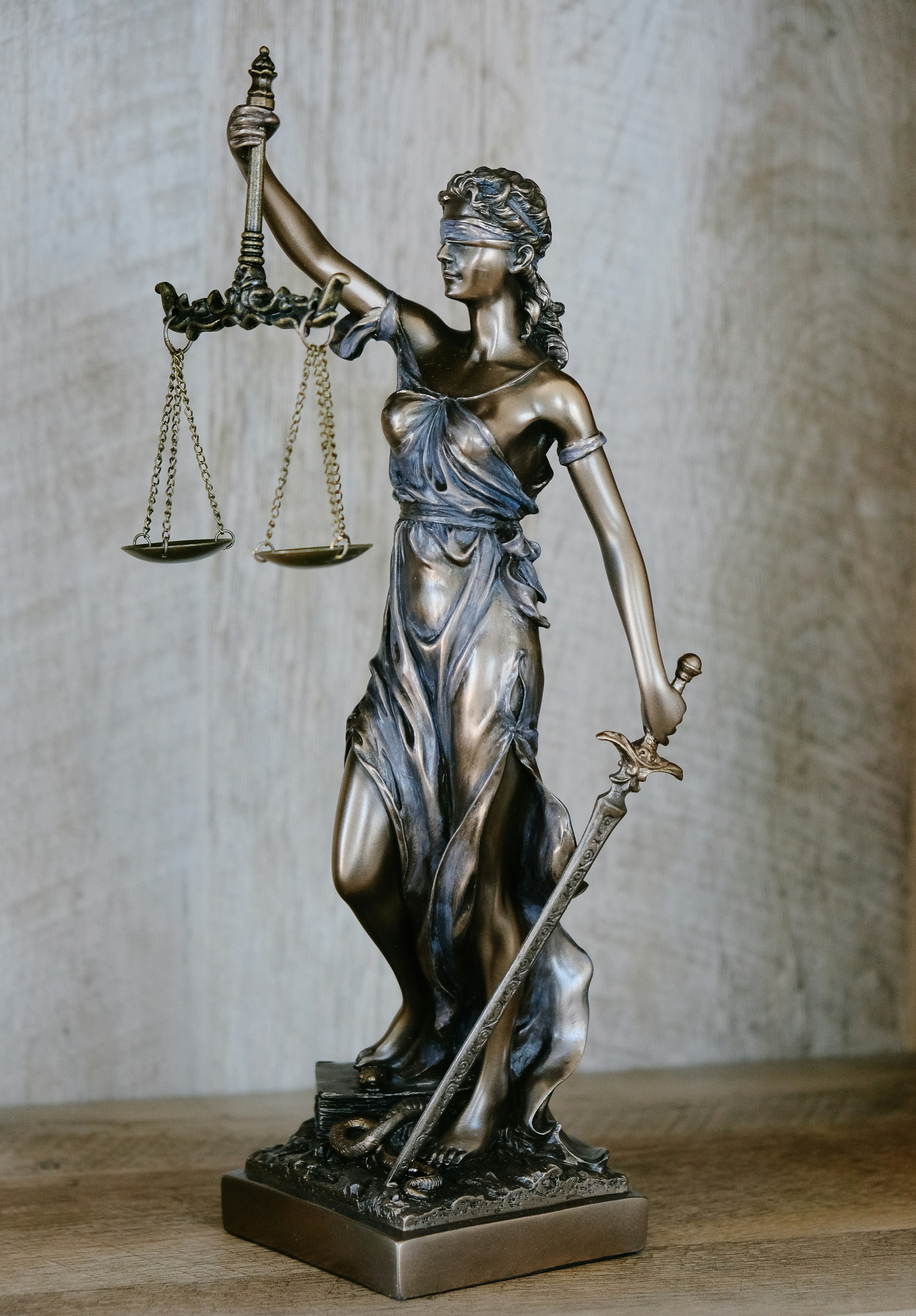 Personal injury law firm scales of justice